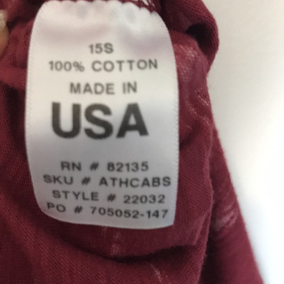 Fresh Produce XL long sleeve t-shirt red pink striped #22032 - Picture 5 of 5